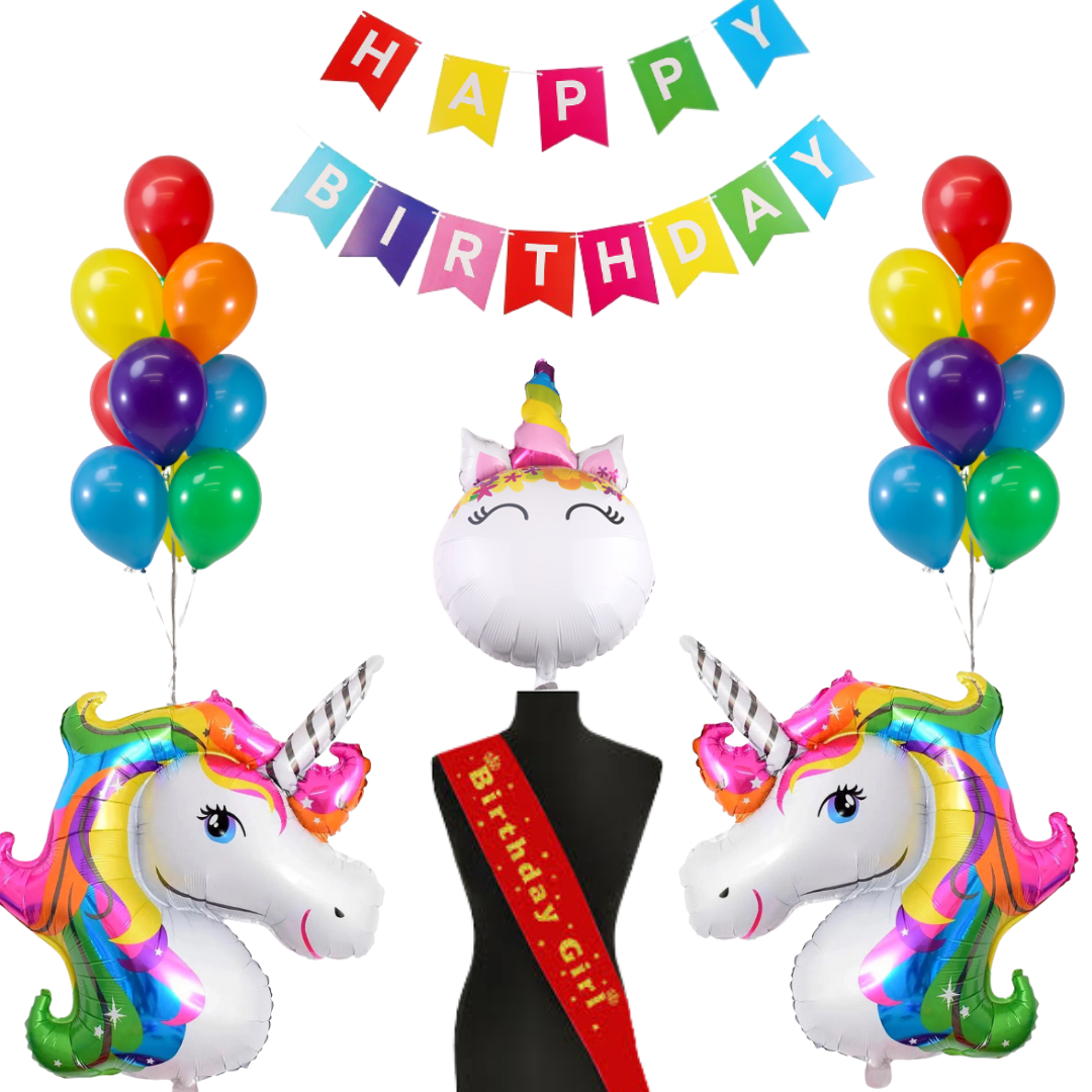 Unicorn Balloon Decoration set