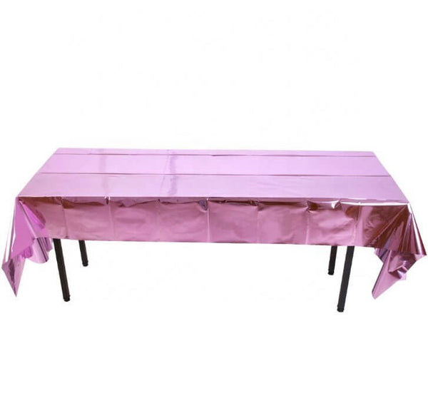 pink foil Table cover tablecloth