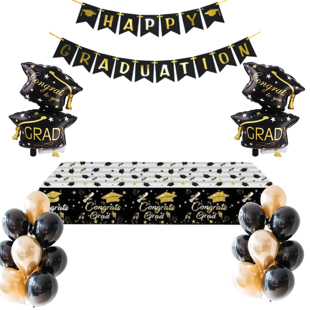 graduation black set