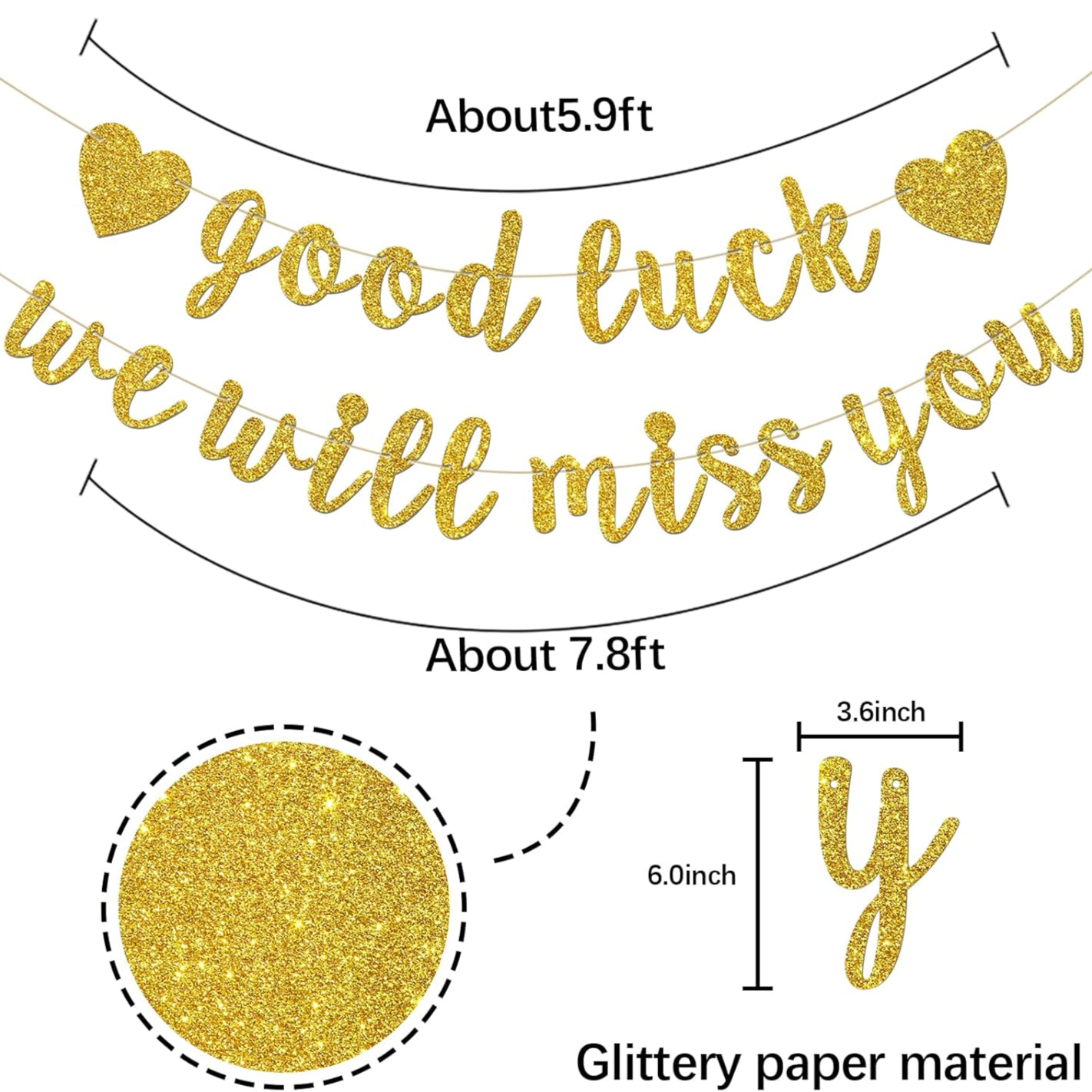 Farewell good luck we will miss you  banner