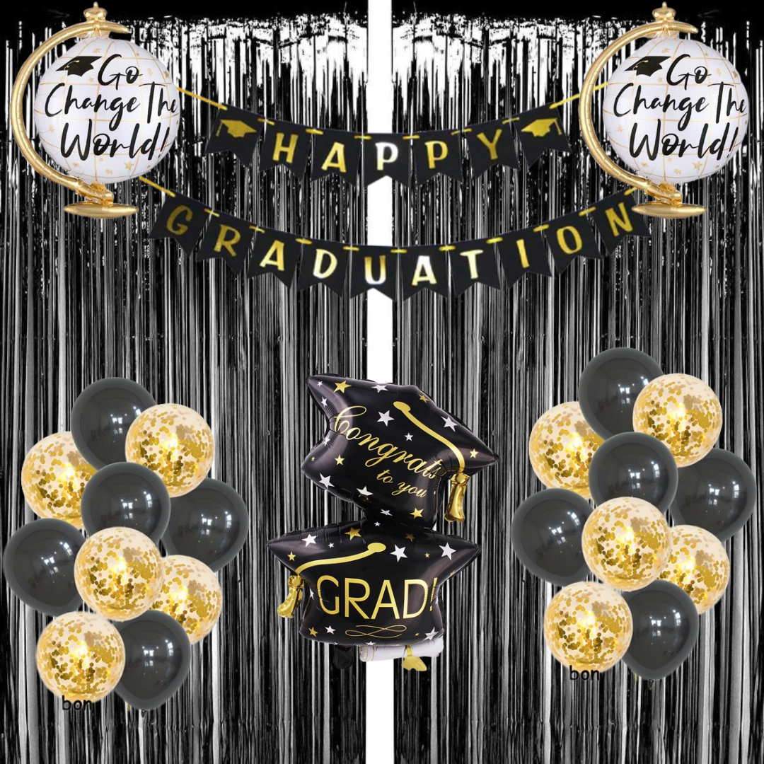 graduation black set