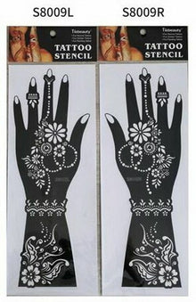 1 pair of henna stencils - A3