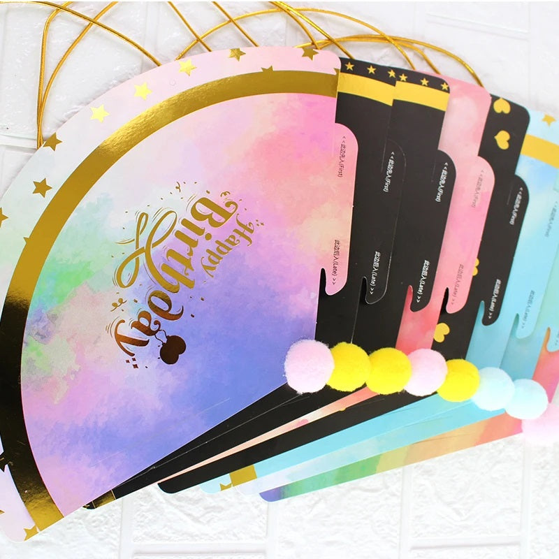 5 pcs Party Hat cap- assorted