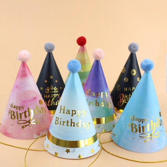 5 pcs Party Hat cap- assorted