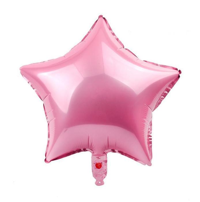 pink Star Foil balloons