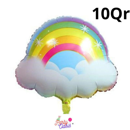 Rainbow cloud balloon