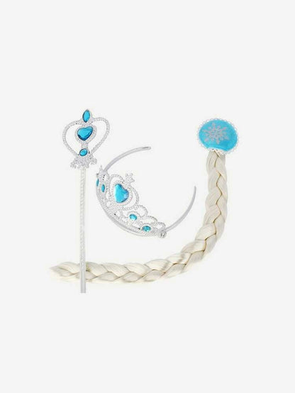 Girls Hair Extension & Crown & Magic Wand 3pcs