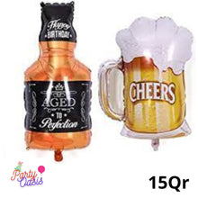 Cheers and Rum shaped balloon