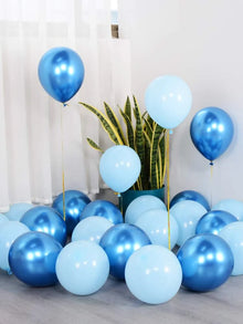 metallic chrome blue  mix