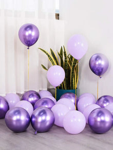 metallic chrome purple mix