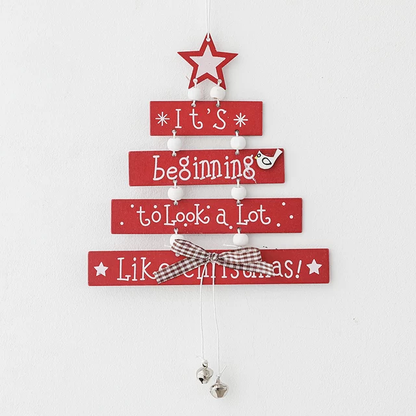 Christmas hanging