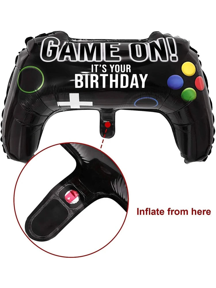 joystick game controller foil  balloon