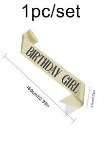 Birthday girl Sash