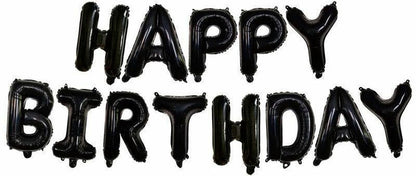 Happy Birthday Foil Letters Balloons