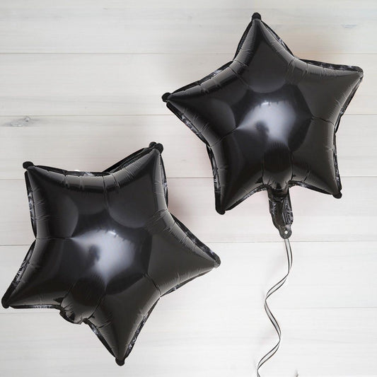 Star Foil balloons - black