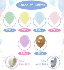 Pastel Balloons garland