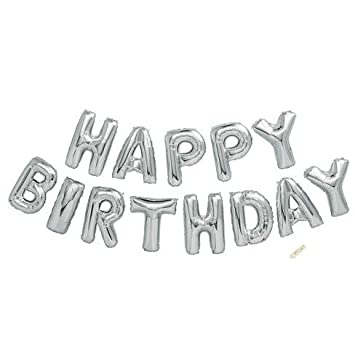 Happy Birthday Foil Letters Balloons