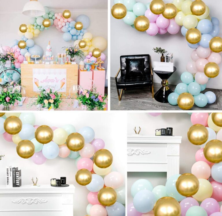 BOSCORD Pastel Birthday Decorations for Girls Women, Qatar