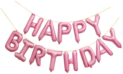 Happy Birthday Foil Letters Balloons
