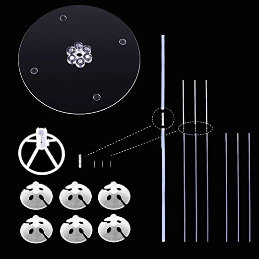 7 balloons holder stand