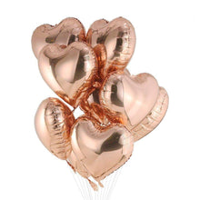 Heart Foil balloons - Rose gold