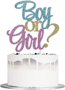 Gender Reveal cake topper