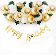Gold Garland with banner