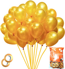 gold metallic balloon