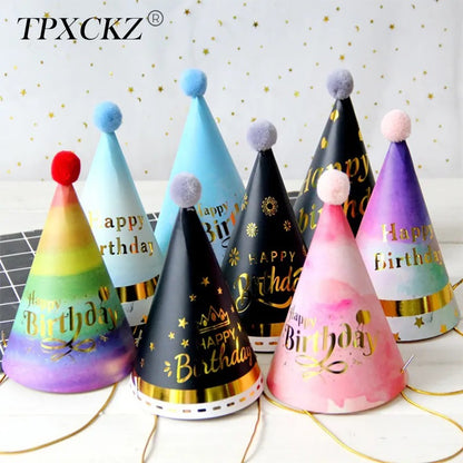 5 pcs Party Hat cap- assorted