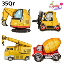 Construction vehicle balloon set