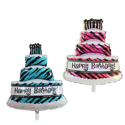 Birthday Cake Foil Balloon