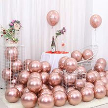 5 inch chrome rosegold balloon