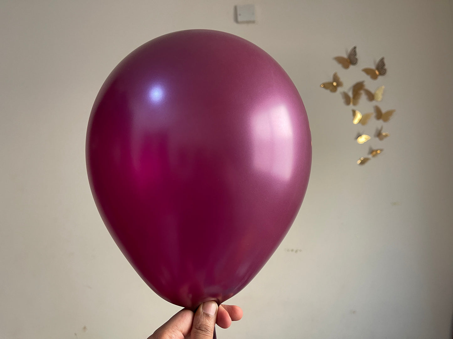 Burgundy plum balloon