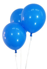 Blue Latex Balloon Thick
