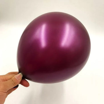 Burgundy plum balloon