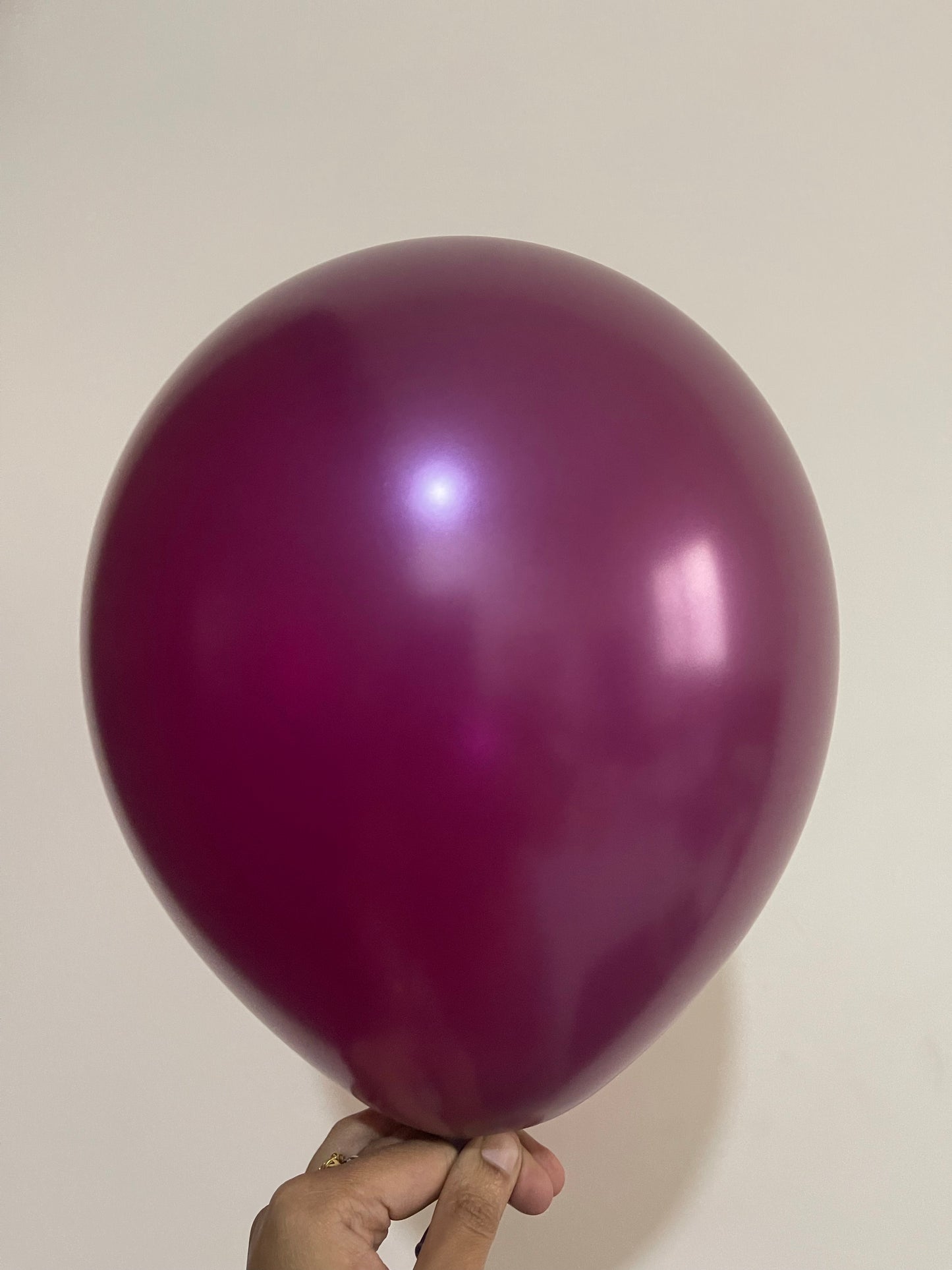 Burgundy plum balloon