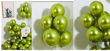 Lime green metallic chrome