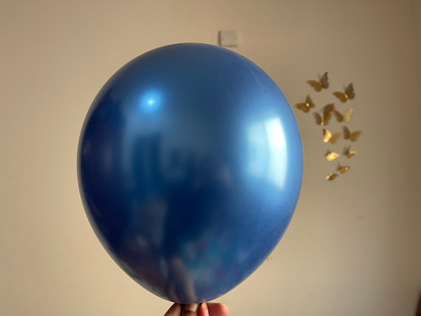 Blue chrome metallic Balloons