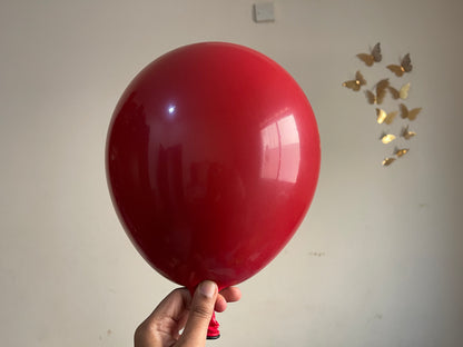 Ruby Red  balloons
