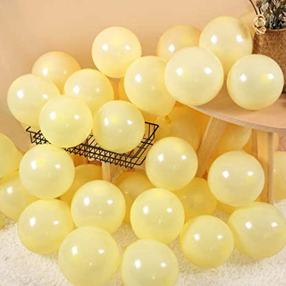 Pastel Macron latex balloon   - yellow