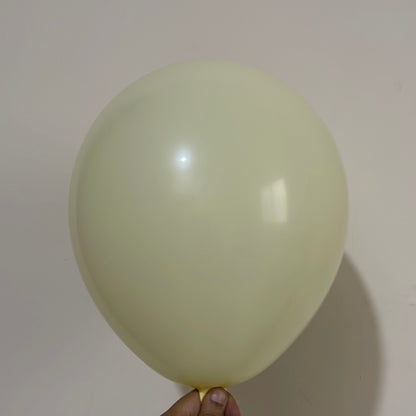 Pastel Macron latex balloon   - yellow