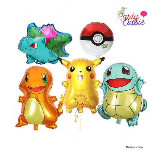 Pikachu Pokemon Go Helium Foil Balloon (5pcs)