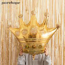 Big crown gold foil balloon