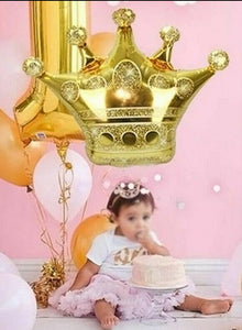 Big crown gold foil balloon